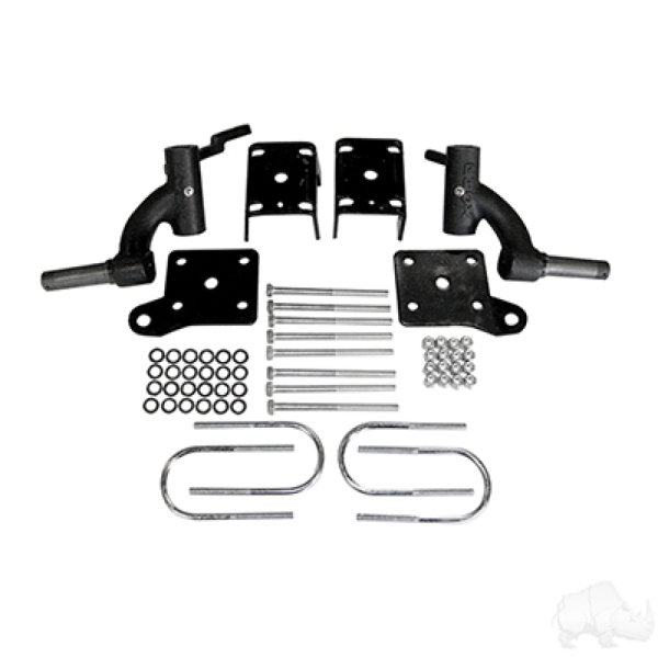 RHOX 3″ Drop Spindle Lift Kit, EZGO TXT Gas 01.5-08.5 & Electric 01.5+