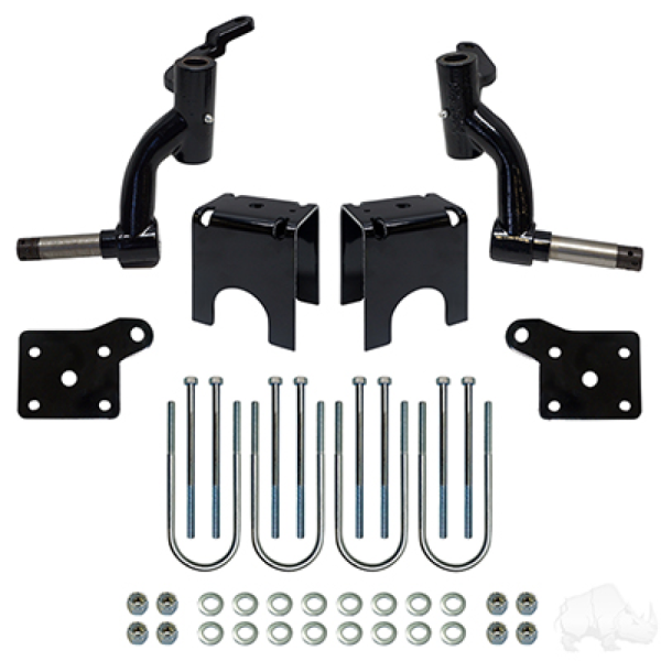 RHOX 6″ Drop Spindle Lift Kit, EZGo TXT Gas (2001.5-2008.5) & Electric (2001.5+)